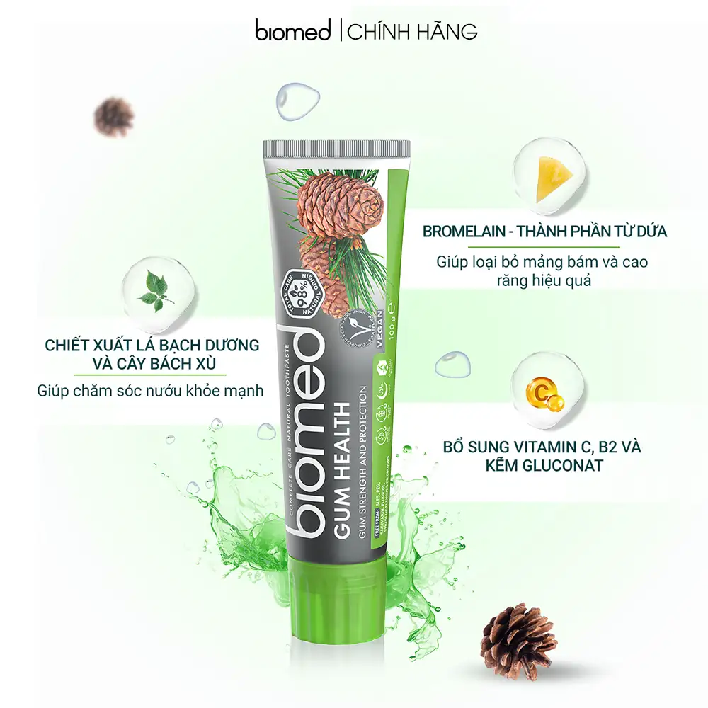 Kem đánh răng chăm sóc toàn diện Biomed gum health 100g