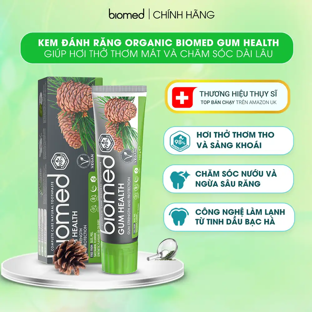 Kem đánh răng chăm sóc toàn diện Biomed gum health 100g