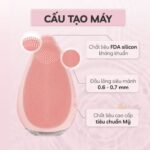 Cấu tạo Máy rửa mặt massage công thái học Crenot Nia P5