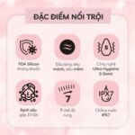 Công dụng Máy rửa mặt massage công thái học Crenot Nia P5