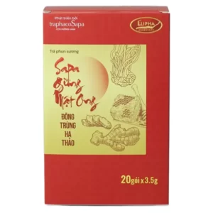 Trà gừng mật ong Đông Trùng Hạ Thảo Sapa phun sương Elipha chính hãng giá tốt - Traphaco Sapa - Vitafood - 1Shop.com.vn