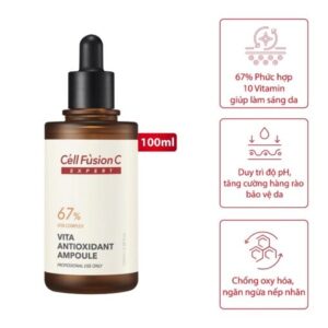 Ampoule Dưỡng Trắng và Ngăn Ngừa Lão Hóa – Cell Fusion C Expert Vita Antioxidant Ampoule 100ml - 1Shop.com.vn