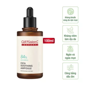 Cell Fusion C Expert – Ampoule kiểm soát và cải thiện da nhờn mụn Cica Soothing Ampoule - 1Shop.com.vn