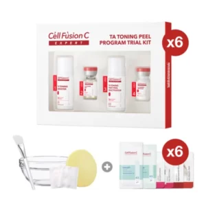 Cell Fusion C Expert – Giải pháp dưỡng trắng an toàn, cải thiện sắc tố da TA TONING PEEL KIT (Combo 6 bộ) - 1Shop.com.vn