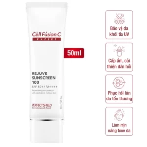 Cell Fusion C Expert – Kem chống nắng bảo vệ, tái tạo da Rejuve Sunscreen 100 SPF50+, PA++++ - 1Shop.com.vn