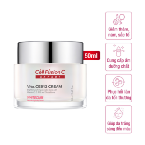 Cell Fusion C Expert – Kem dưỡng trắng & đều màu da White Cure Vita.CEB12 CREAM - 1Shop.com.vn