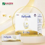 Sữa dinh dưỡng PaPamilk Gold chứa Tổ Yến + sữa non (3 in 1) - sữa hỗ trợ loãng xương và giúp hồi phục – Hộp 24 gói x 32gr - 1Shop.com.vn