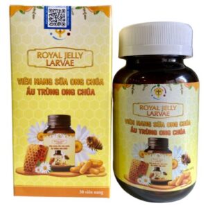 Viên nang Sữa Ong chúa 30 viên nang x 500mg (Ấu trùng Ong chúa) - Royal Jelly Larvae