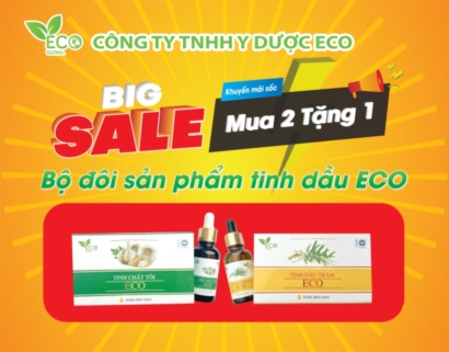 Big sale mua 2 tặng 1 từ Eco trong tháng 4 - 1shop.com.vn