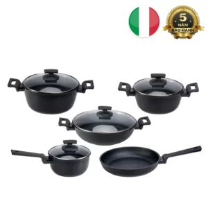 Bộ Nồi Chảo Phủ Kim Cương Diamante Italy Kuchen - 1Shop.com.vn