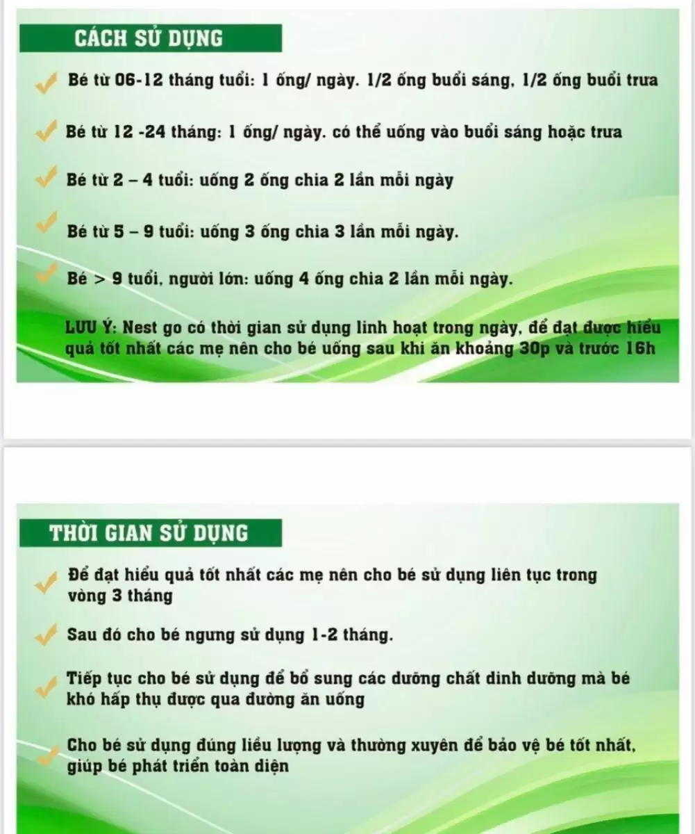 Cách Sử Dụng Ống Uống Dinh Dưỡngnest Go Hiệu Quả