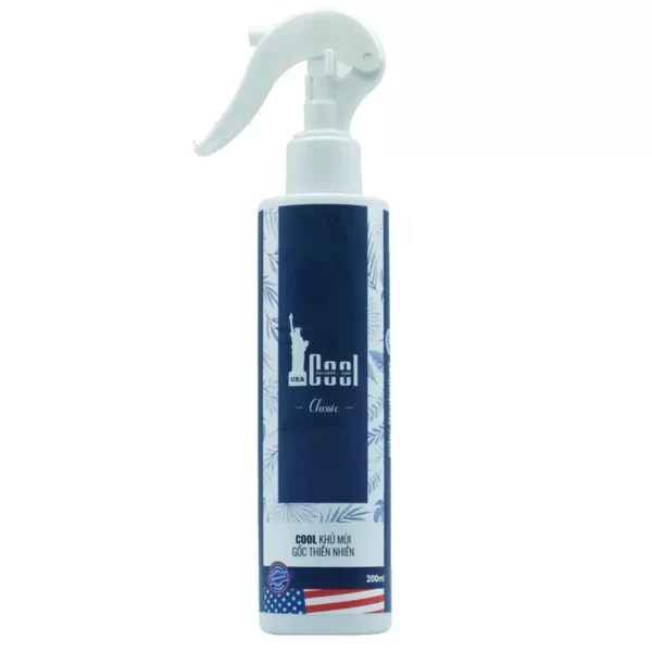 Chai xịt khử mùi Cool 200ml - Chai Xịt Khử Mùi Không Gian nguồn gốc thiên nhiên chính hãng giá tốt - 1Shop.com.vn