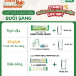 Chế độ Giảm Cân Buổi Sáng Với Combo Giảm Cân Toàn Diện Life Gift - 1Shop.com.vn