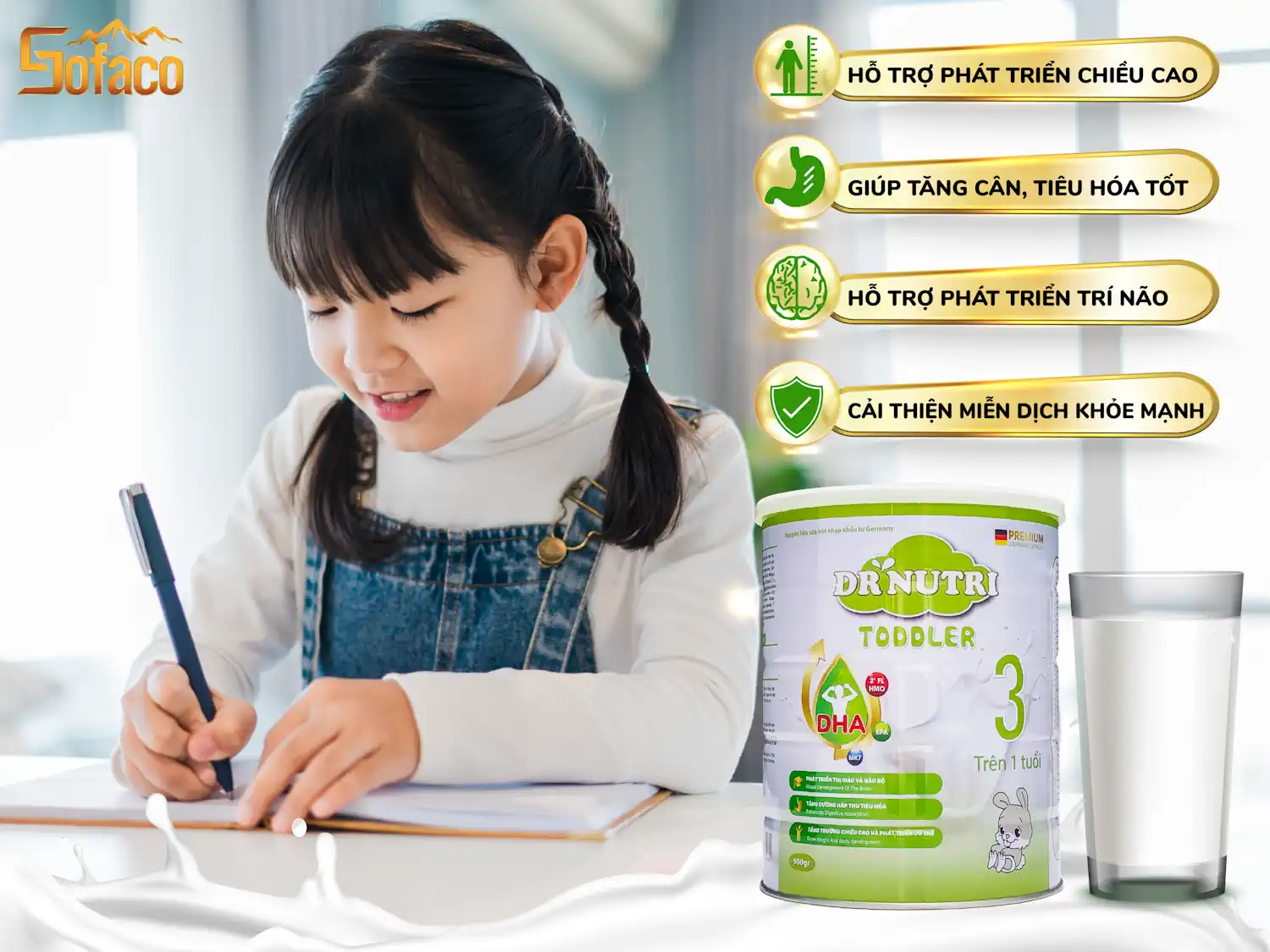 Công Dụng Sữa Dr Nutri Toddler - Sofaco