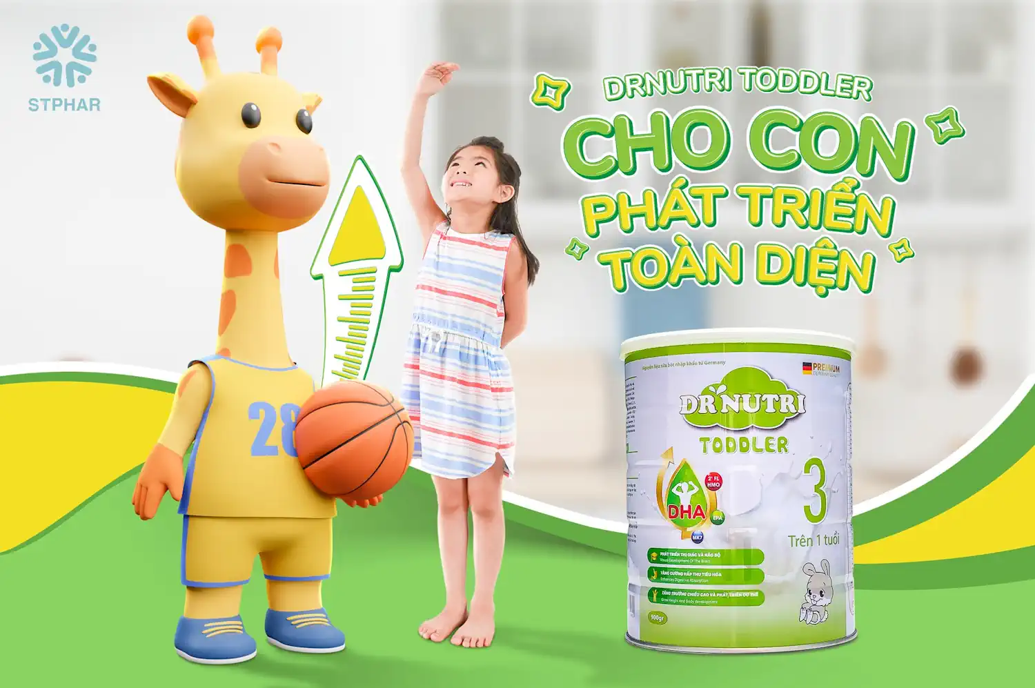 Dr Nutri Toddler - Cho Con Phát Triển Toàn Diện
