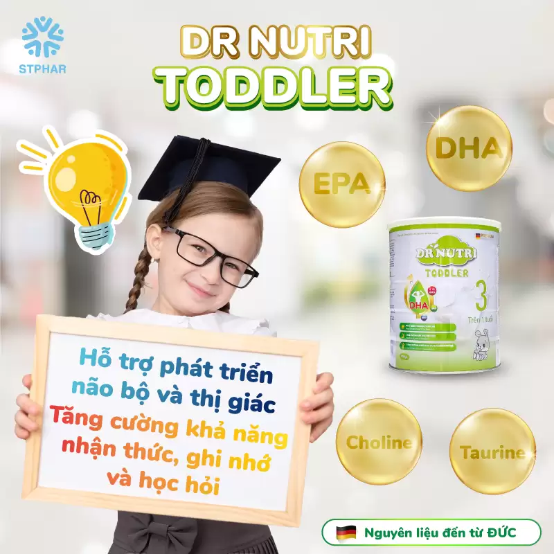 Dr Nutri Toddler - Hỗ Trợ Phát Triển Não Bộ Và Thị Giác