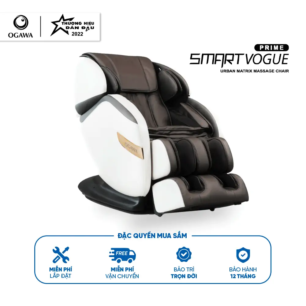Ghế massage Smart Vogue Prime (OG-5569) Ogawa Malaysia - Thương hiệu dẫn đầu 2022 - 1shop.com.vn