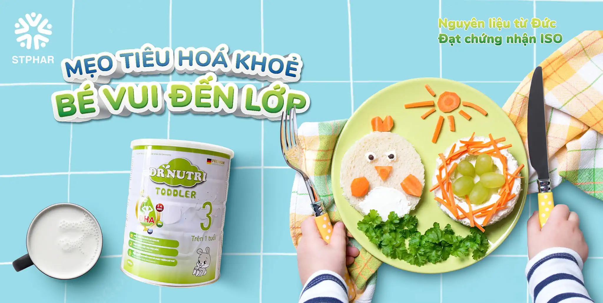 Sữa Phát Triển Chiều Cao Và Trí Não 900g (trên 1 Tuổi) - Dr Nutri Toddler