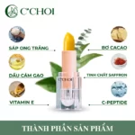 Thành Phần Son Dưỡng Saffron C'choi Không Màu – Son Dưỡng Môi Nhụy Hoa Nghệ Tây - Punar - 1Shop.com.vn