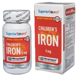 Thực phẩm bảo vệ sức khỏe CHILDREN’S IRON 5mg bổ sung sắt dành cho mẹ và bé - 1Shop.com.vn