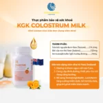 Viên nhai sữa non KGK Milk Colostrum vị cam (orange) - Lyna Pharmtech - 1Shop.com.vn
