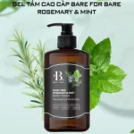Gel tắm dưỡng ẩm Bare For Bare - Rosemary & Mint (dưỡng ẩm & trẻ hóa) chính hãng giá tốt - 1Shop.com.vn
