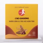 Nhân sâm & táo đỏ hòa tan CND Ginseng 20 gói x 3g chính hãng giá tốt - 1Shop.com.vn