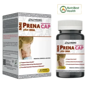 Thực phẩm bổ sung cho mẹ bầu và sau sinh 60 viên NMI - PRENACAP PLUS DHA chính hãng giá tốt - Nutribest Health - 1Shop.com.vn