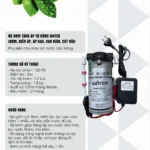 Bộ Bơm Tăng áp Tự động Watek(gồm Bơm, Biến áp, áp Cao, Van Hãm, Cút Nối)