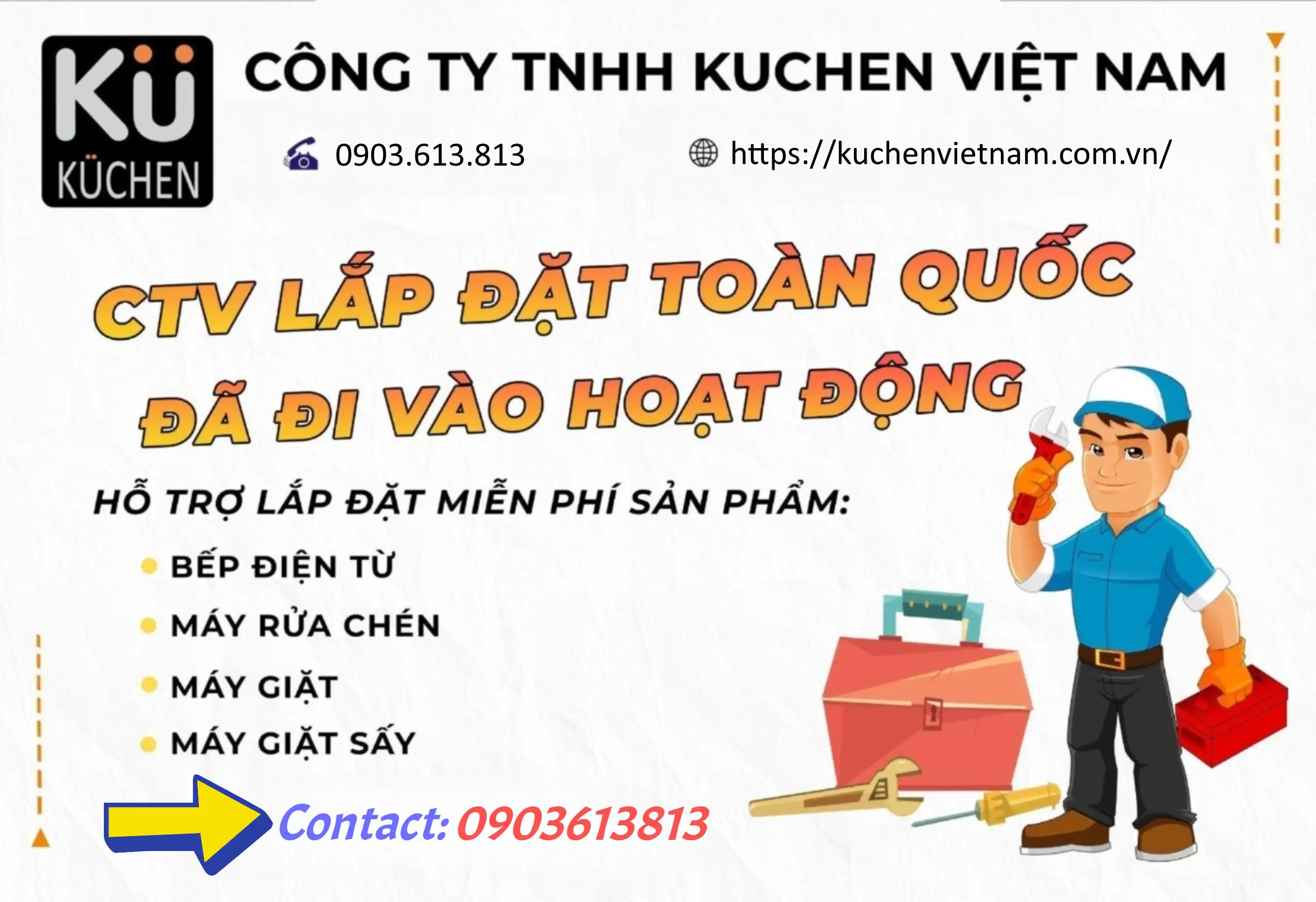 Kuchen Việt Nam Lắp đặt Toàn Quốc đi Vào Hoạt động - 1shop.com.vn