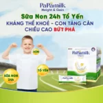 Sữa Non 24h Tổ Yến Papamilk Height And Gain Tăng Cân Và Chiều Cao Cho Trẻ Em - 1Shop.com.vn