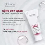 Gel Rửa Mặt Biotrade Acnaut Oxy Wash Cleansing Gel Phù Hợp Cho Da Mụn Viêm Mủ - 1Shop.com.vn