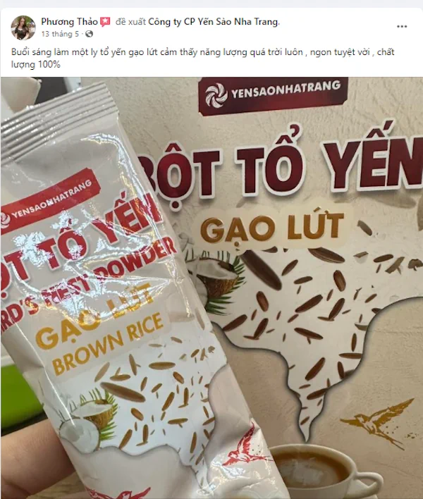 Review Bột Tổ Yến - Bổ Sung Năng Lượng Cho Buổi Sáng Tuyệt Vời - 1shop.com.vn