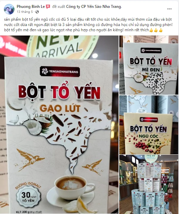 Review Bột Tổ Yến - Sản Phẩm Rất Thơm Ngon Dễ Uống Có Nhiều Vị - 1shop.com.vn