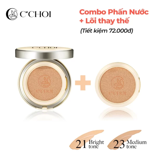 2 Tone Màu Phấn Nước C'choi Herbal Dd Cushion - Punar - 1Shop.com.vn