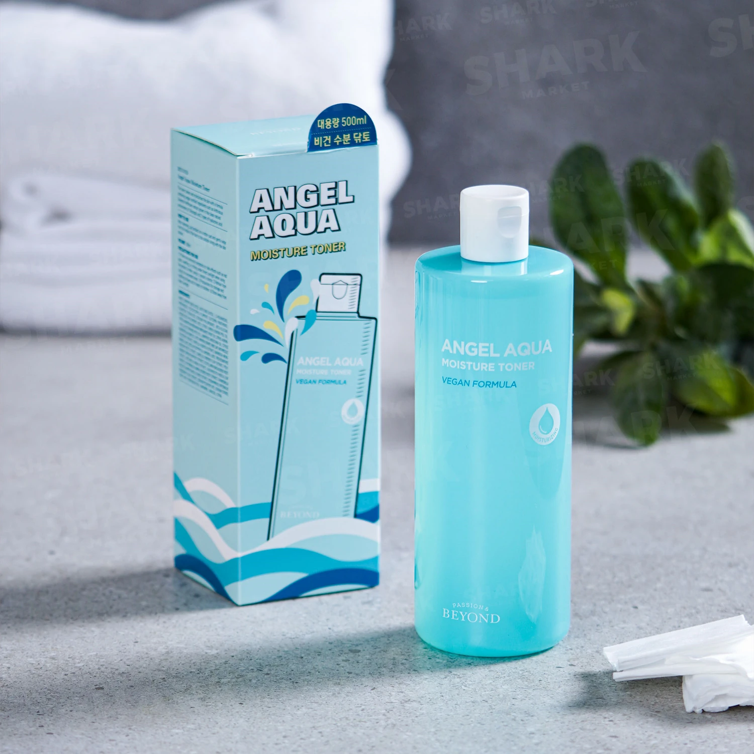 Ảnh Thực Tế Nước Hoa Hồng Dưỡng ẩm Beyond Angel Aqua Moisture Toner 500ml - Lg Vina - 1shop.com.vn