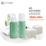 Bộ Sản Phẩm Làm Sạch Da C’choi - Tặng Kèm 30 Miếng Bông Tẩy Trang - Punar - 1Shop.com.vn