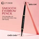Chổi Chải Và đầu Chì Kẻ Mày C'choi - Smooth Eyebrow Pencil - Punar - 1Shop.com.vn