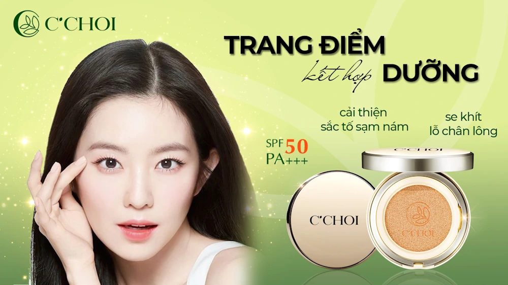 Combo Phấn Nước C'choi Herbal Dd Cushion Trang điểm Kết Hợp Dưỡng - Punar - 1shop.com.vn