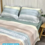 Combo Vỏ Mền Và Vỏ Gối Tencel 60s Mẫu Cầu Vồng - Tân Phát - 1Shop.com.vn