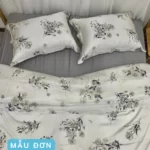 Combo Vỏ Mền Và Vỏ Gối Tencel 60s Mẫu Mẫu Đơn - Tân Phát - 1Shop.com.vn