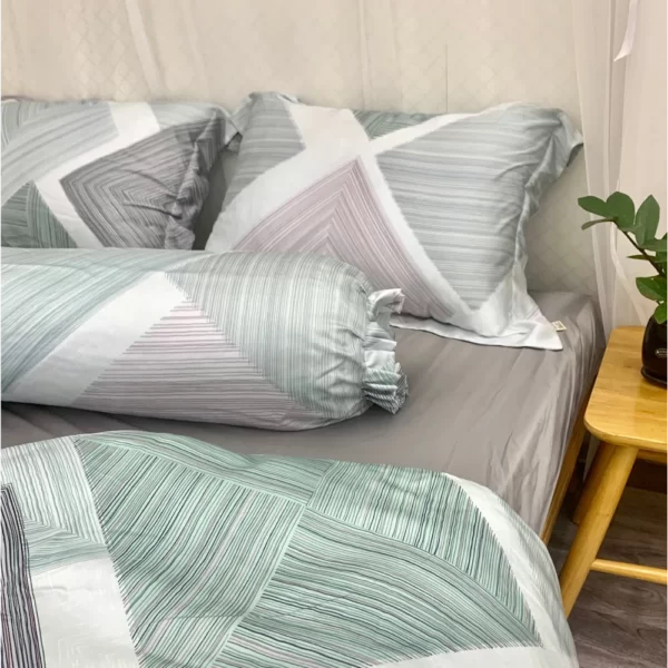 Combo Vỏ Mền Và Vỏ Gối Tencel 60s - Tân Phát - 1Shop.com.vn