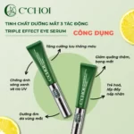Công Dụng Tinh Chất Dưỡng Mắt 3 Tác động C’choi - Triple Effect Eye Serum - 1Shop.com.vn