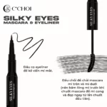 Gel Chuốt Mi Và Kẻ Mắt Tự Nhiên C'choi 2 đầu Cọ - Silky Eyes - Mascara & Eyeliner - Punar - 1Shop.com.vn