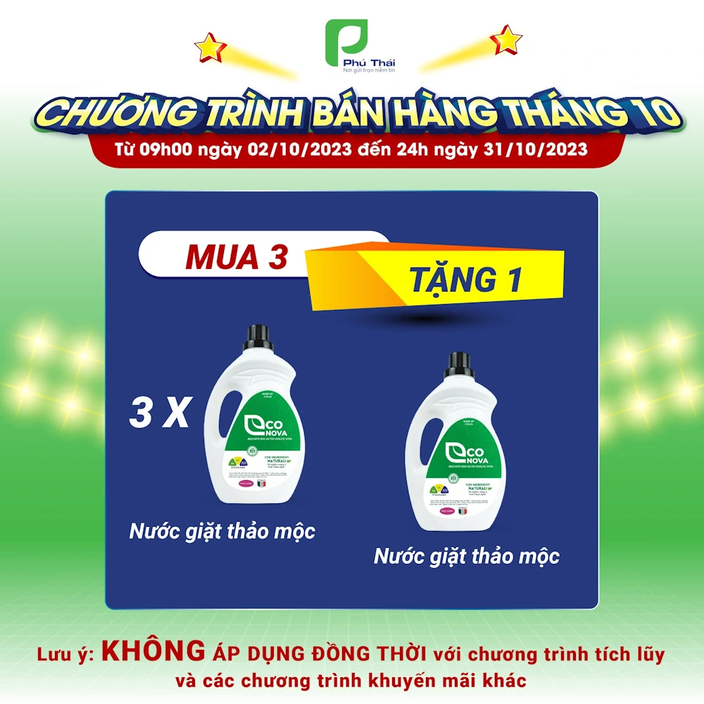 Khuyến Mãi Econova Tháng 10 - 1shop.com.vn