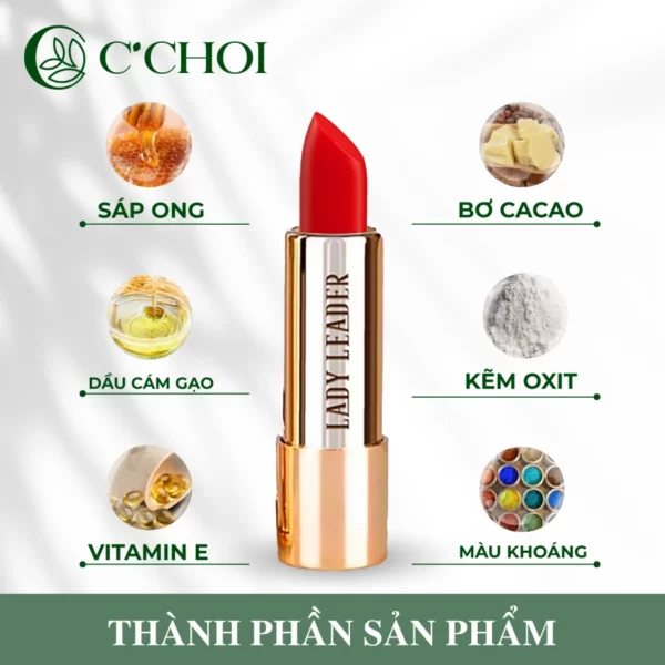 Thành Phần Son Sáp C’choi - Lady Leader - Punar - 1Shop.com.vn