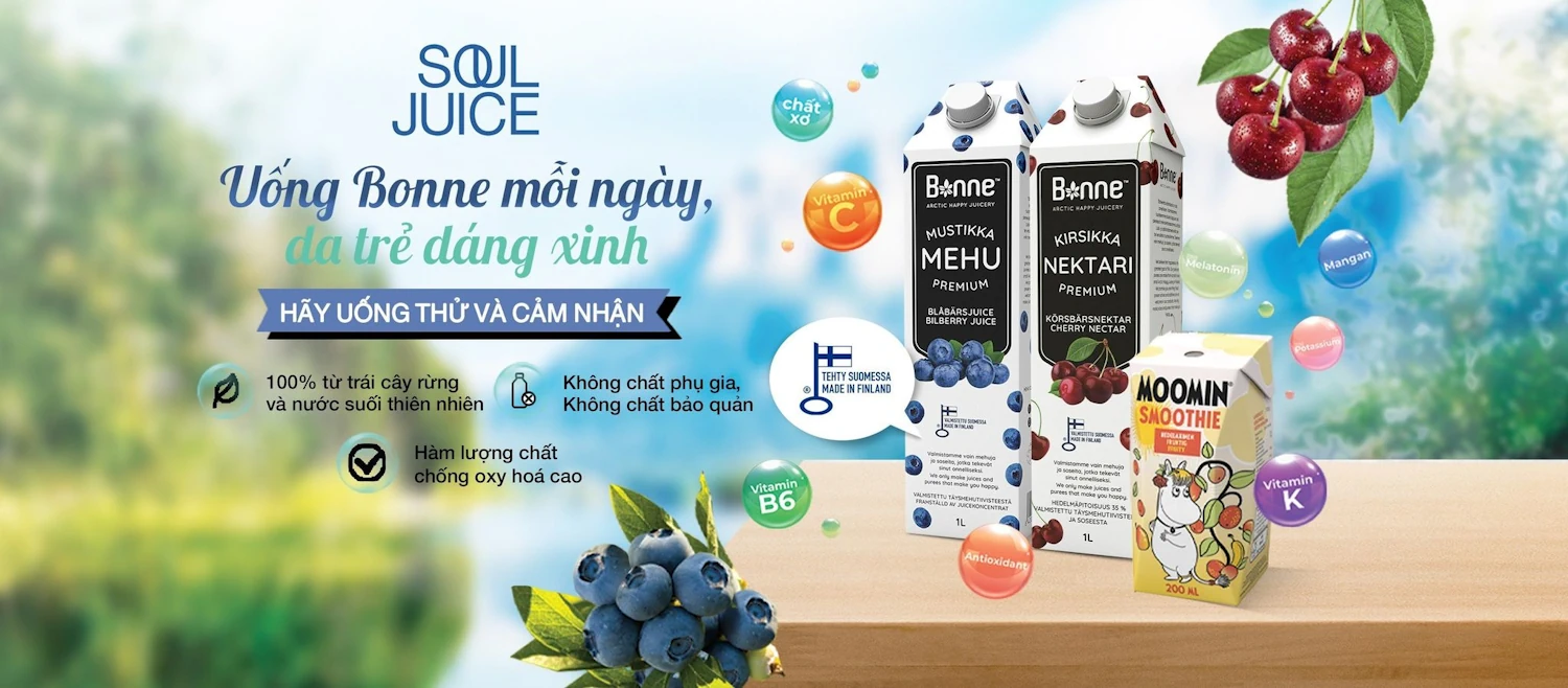Thương Hiệu Bonne - Nước ép Tâm Hồn Soul Juice - 1Shop.com.vn
