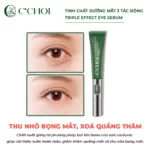 Tinh Chất Dưỡng Mắt 3 Tác động C’choi - Triple Effect Eye Serum - Chiết Xuất Gừng Từ Phương Pháp Bọt Khí Nano Của Axit Cacbonic - Punar - 1Shop.com.vn