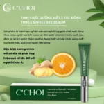 Tinh Chất Dưỡng Mắt 3 Tác động C’choi - Triple Effect Eye Serum - Chiết Xuất Gừng Và Dẫn Xuất Vitamin C Hiệu Suất Cao - Punar - 1Shop.com.vn