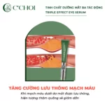 Tinh Chất Dưỡng Mắt 3 Tác động C’choi - Triple Effect Eye Serum - Tăng Cường Lưu Thông Máu Giúp Giảm Quầng Thâm - Punar - 1Shop.com.vn